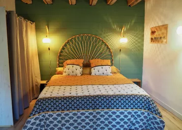 La chambre africaine - Lit double