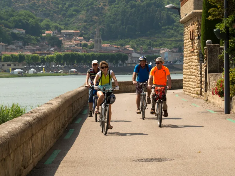 ViaRhôna le long du Rhône en Ardèche
