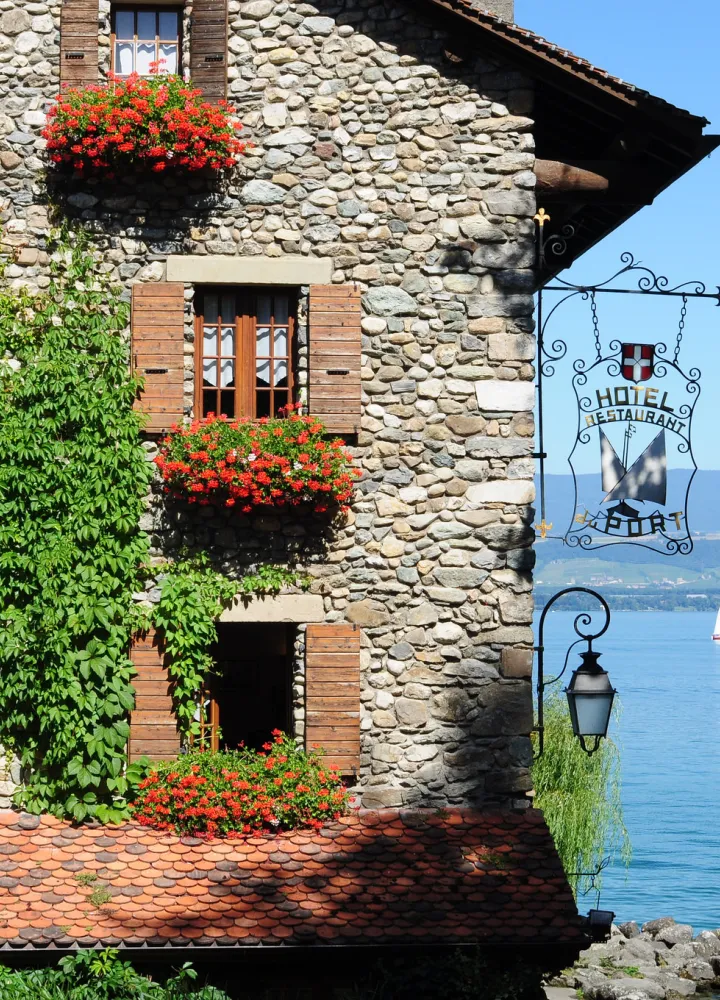 Le village d'Yvoire sur les rives du Léman