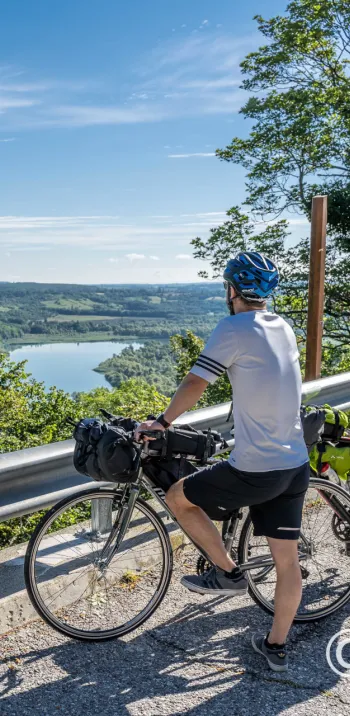 View on the Bourget lake 