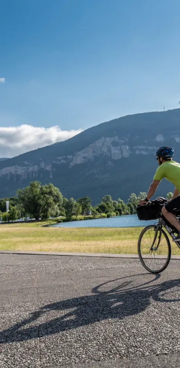 Cycliste sur ViaRhôna