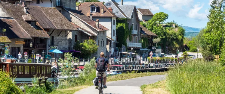 De Chanaz à Chambery par le lac du Bourget