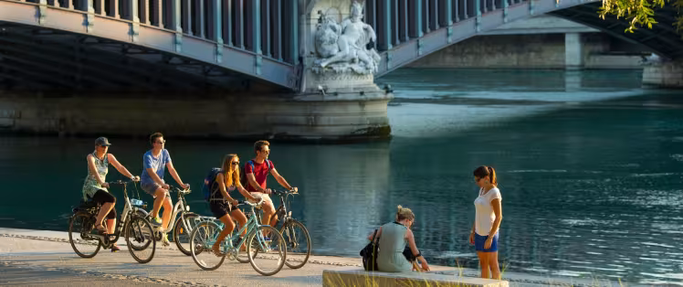 De Lyon à Jons, balade à vélo sur voies vertes le long du Rhône [29 km]