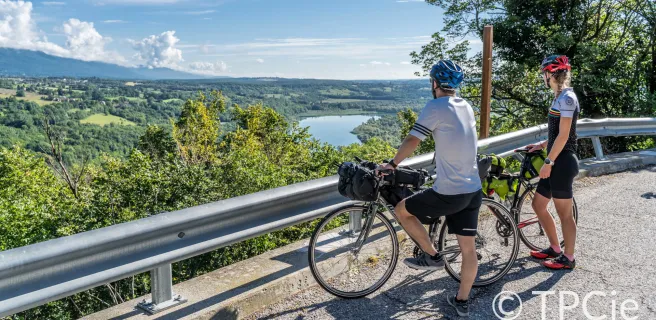 View on the Bourget lake 