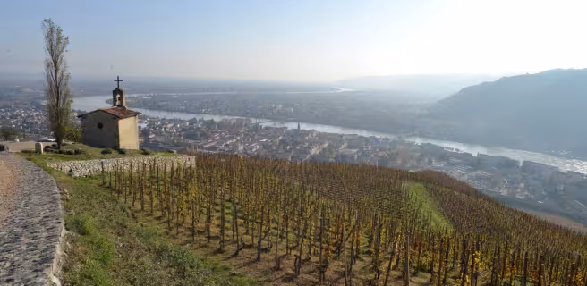 Vom Weinberg von Tain bis zu den tanzenden Felsen - Fahrradrundtour Nr. 9