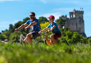 Cyclist on the ViaRhôna