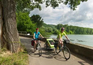 Autofreie Strecke St-Romain-en-Gal > Sablons - 33 km