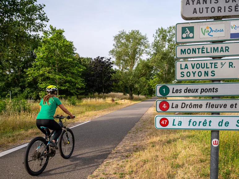 Cycling along the ViaRhôna